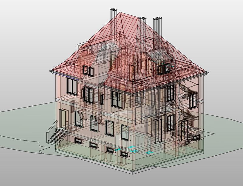 Wohnhaus Innenwände