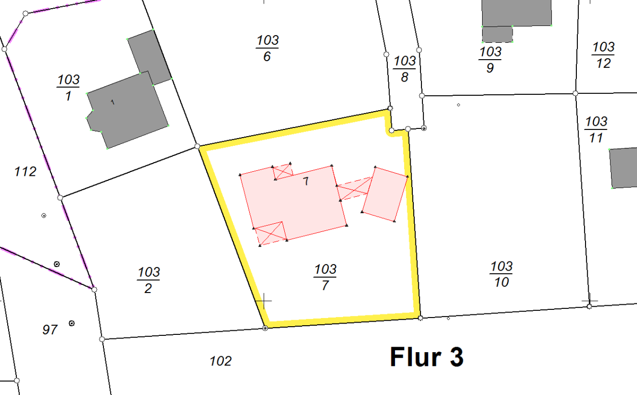 Gebäudeeinmessung Plan